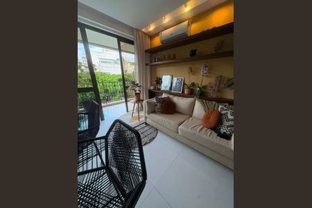 Sala de apartamento para alugar com 1 quarto, 50m² em Leblon, Rio de Janeiro