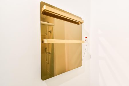 Studio para alugar com 28m², 1 quarto e sem vaga Studio para alugar com 28m², 1 quarto e sem vagaBanheiro - Toalheiro térmico e expansor de calor