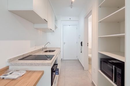 Cozinha de kitnet/studio para alugar com 1 quarto, 28m² em Ipiranga, São Paulo
