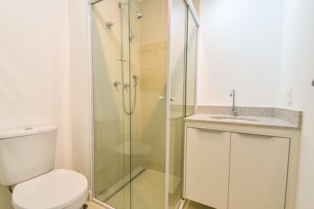 Studio para alugar com 28m², 1 quarto e sem vaga Studio para alugar com 28m², 1 quarto e sem vagaBanheiro