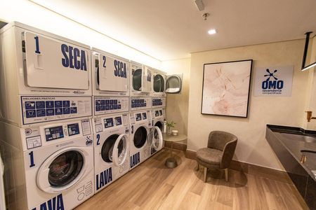 Studio para alugar com 28m², 1 quarto e sem vaga Studio para alugar com 28m², 1 quarto e sem vagaLavanderia