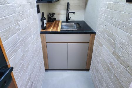 Studio para alugar com 21m², 1 quarto e sem vagaCozinha 