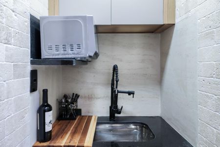 Studio para alugar com 21m², 1 quarto e sem vagaCozinha 