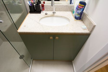 Studio para alugar com 30m², 1 quarto e sem vaga Studio para alugar com 30m², 1 quarto e sem vagaBanheiro