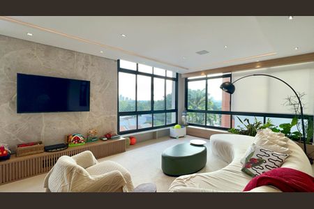 Sala de TV de apartamento para alugar com 3 quartos, 180m² em Jardim Paulista, São Paulo