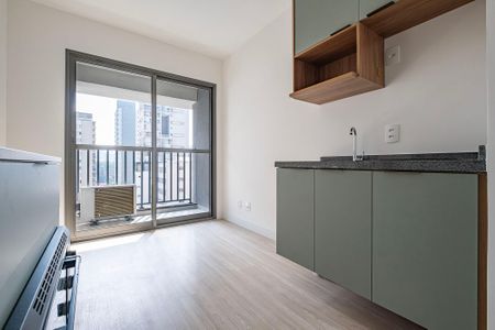 Sala/Cozinha de apartamento para alugar com 1 quarto, 25m² em Pinheiros, São Paulo