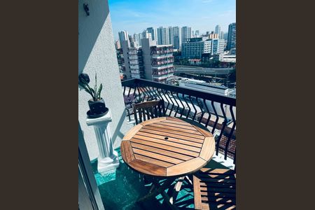 Varanda da Sala de apartamento para alugar com 2 quartos, 65m² em Chácara Califórnia, São Paulo