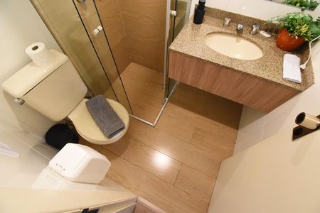Studio para alugar com 37m², 1 quarto e sem vagaBanheiro do Studio