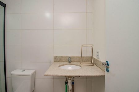 Banheiro da Suíte de apartamento para alugar com 2 quartos, 50m² em Jardim Sabará, Porto Alegre