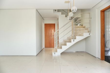 Sala  de apartamento à venda com 3 quartos, 160m² em Funcionários, Belo Horizonte