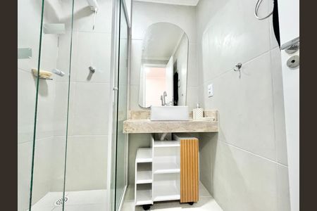 Studio para alugar com 26m², 1 quarto e sem vaga Studio para alugar com 26m², 1 quarto e sem vagaBanheiro