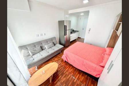 Sala/Quarto/Cozinha de kitnet/studio para alugar com 1 quarto, 26m² em Jardim São Paulo, São Paulo
