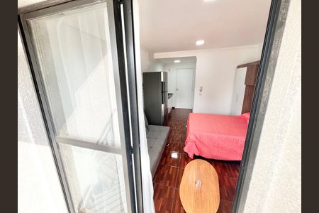 Studio para alugar com 26m², 1 quarto e sem vaga Studio para alugar com 26m², 1 quarto e sem vagaVaranda