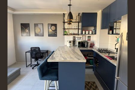 Cozinha de apartamento para alugar com 1 quarto, 38m² em Vila Paulista, São Paulo