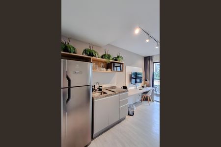 Studio para alugar com 33m², 1 quarto e 1 vaga Studio para alugar com 33m², 1 quarto e 1 vagaCozinha