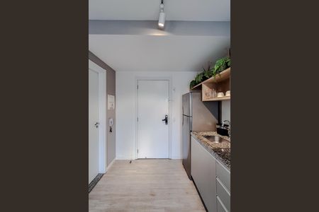 Studio para alugar com 33m², 1 quarto e 1 vaga Studio para alugar com 33m², 1 quarto e 1 vagaCozinha