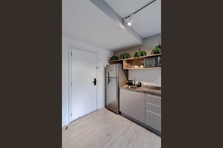 Studio para alugar com 33m², 1 quarto e 1 vaga Studio para alugar com 33m², 1 quarto e 1 vagaCozinha