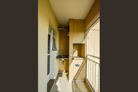 Varanda da Sala de apartamento para alugar com 2 quartos, 57m² em Campestre, Santo André