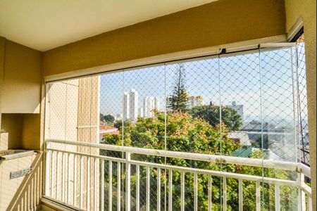Varanda da Sala de apartamento para alugar com 2 quartos, 57m² em Campestre, Santo André
