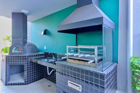Área comum - Churrasqueira de apartamento à venda com 2 quartos, 39m² em Vila Pires, Santo André