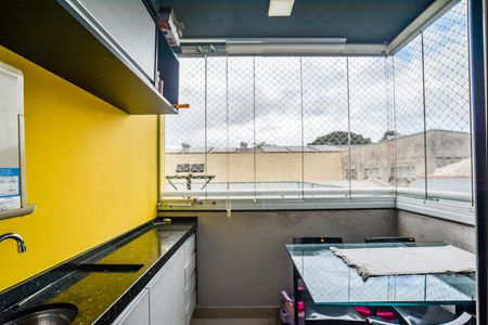 Varanda da Sala de apartamento à venda com 2 quartos, 39m² em Vila Pires, Santo André