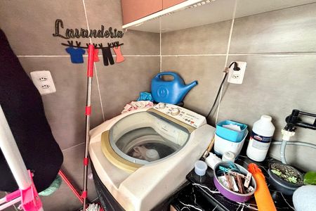 Área de serviço  de apartamento à venda com 2 quartos, 56m² em Conjunto Habitacional Padre Manoel da Nobrega, São Paulo