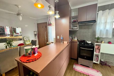 Cozinha - Armários de apartamento à venda com 2 quartos, 56m² em Conjunto Habitacional Padre Manoel da Nobrega, São Paulo