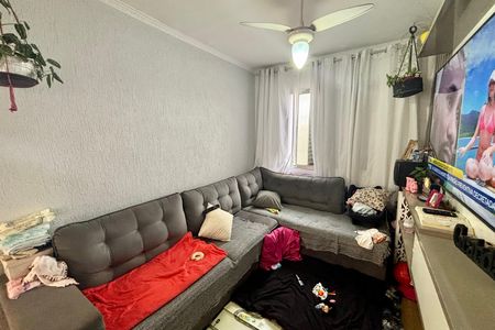 Sala  de apartamento à venda com 2 quartos, 56m² em Conjunto Habitacional Padre Manoel da Nobrega, São Paulo
