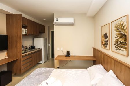 Studio para alugar com 23m², 1 quarto e sem vagaQuarto e Cozinha