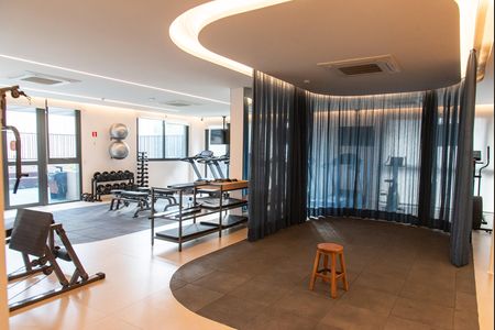 Studio para alugar com 20m², 1 quarto e sem vaga Studio para alugar com 20m², 1 quarto e sem vagaÁrea comum - Academia