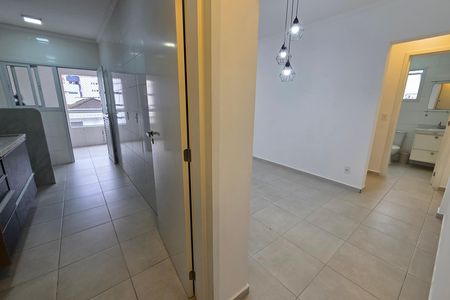 Sala de apartamento para alugar com 1 quarto, 33m² em Boqueirão, Praia Grande
