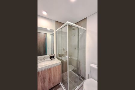 Studio para alugar com 24m², 1 quarto e sem vaga Studio para alugar com 24m², 1 quarto e sem vagaBanheiro