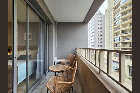 Studio para alugar com 30m², 1 quarto e sem vaga Studio para alugar com 30m², 1 quarto e sem vagaVaranda