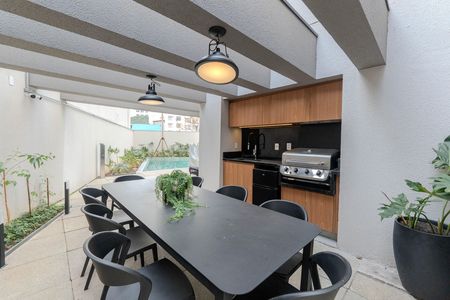 Apartamento para alugar com 24m², 1 quarto e sem vaga Apartamento para alugar com 24m², 1 quarto e sem vagaÁrea comum - Churrasqueira