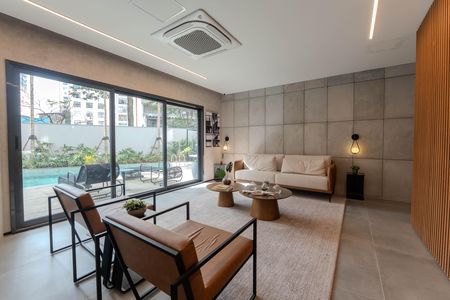 Apartamento para alugar com 24m², 1 quarto e sem vaga Apartamento para alugar com 24m², 1 quarto e sem vagaÁrea comum - Salão de festas