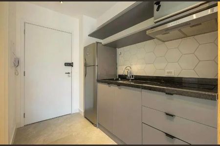 Cozinha de kitnet/studio à venda com 1 quarto, 25m² em Pinheiros, São Paulo