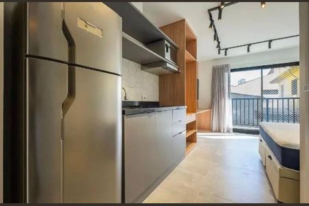 Cozinha de kitnet/studio à venda com 1 quarto, 25m² em Pinheiros, São Paulo