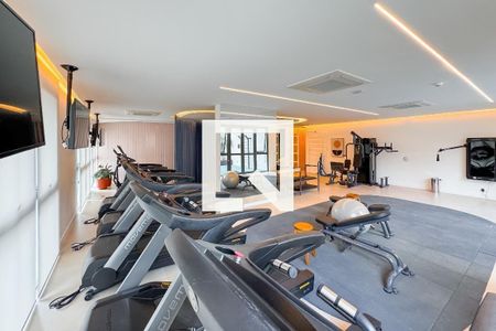 Studio para alugar com 24m², 1 quarto e sem vaga Studio para alugar com 24m², 1 quarto e sem vagaAcademia