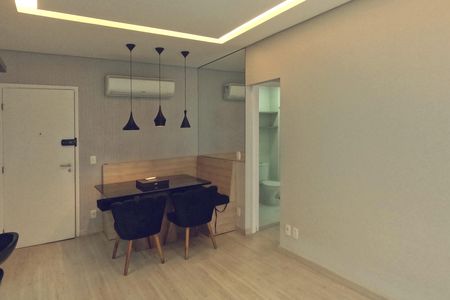 Sala de apartamento para alugar com 1 quarto, 57m² em Gonzaga, Santos