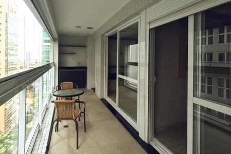 Varanda da Sala de apartamento para alugar com 1 quarto, 57m² em Gonzaga, Santos