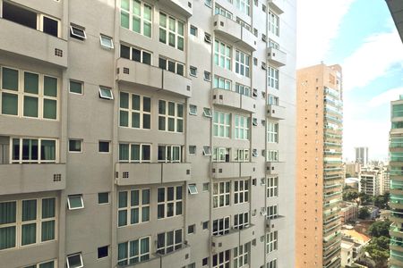 Vista da Varanda da Sala de apartamento para alugar com 1 quarto, 57m² em Gonzaga, Santos