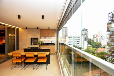 Apartamento para alugar com 111m², 2 quartos e 2 vagas Apartamento para alugar com 111m², 2 quartos e 2 vagasvaranda cozinha e churrasqueira e sala