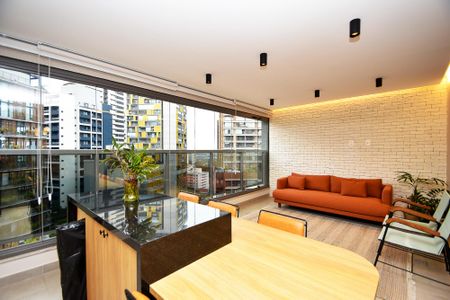 Apartamento para alugar com 111m², 2 quartos e 2 vagas Apartamento para alugar com 111m², 2 quartos e 2 vagasvaranda cozinha e churrasqueira e sala
