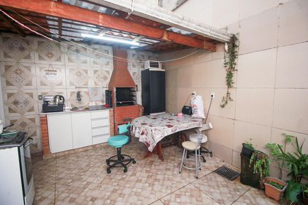 Área gourmet de casa à venda com 4 quartos, 302m² em Vila Linda, Santo André