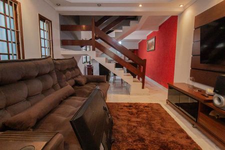 Sala de casa para alugar com 3 quartos, 203m² em Jardim Bom Recanto, Mauá