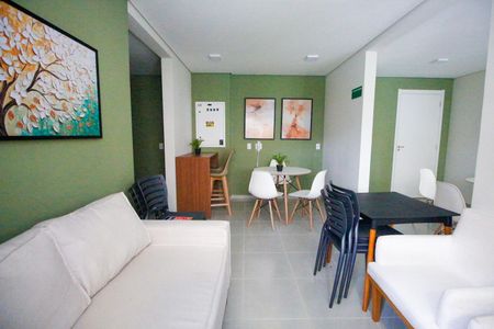 Apartamento para alugar com 28m², 1 quarto e sem vagaÁrea comum - Salão de festas