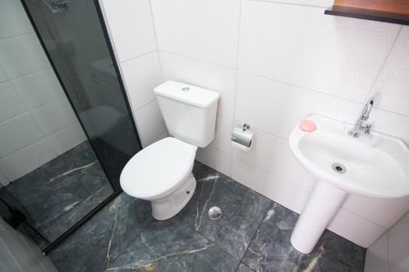 Apartamento para alugar com 28m², 1 quarto e sem vagaBanheiro da Suíte