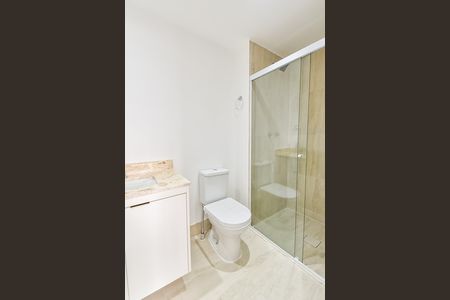 Banheiro da suíte de apartamento para alugar com 2 quartos, 46m² em Jardim Vila Mariana, São Paulo