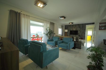 Sala de apartamento para alugar com 3 quartos, 128m² em Nova Petrópolis, São Bernardo do Campo