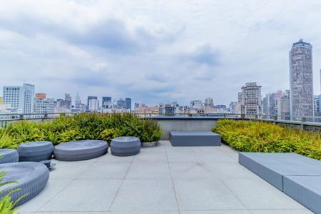 Studio para alugar com 25m², 1 quarto e sem vagaTerraço